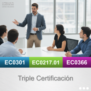Programa Triple Certificación EC0301 + EC0217.01 + EC0366
