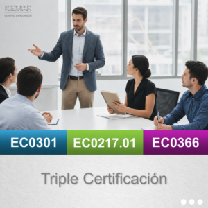 Programa Triple Certificación EC0301 + EC0217.01 + EC0366